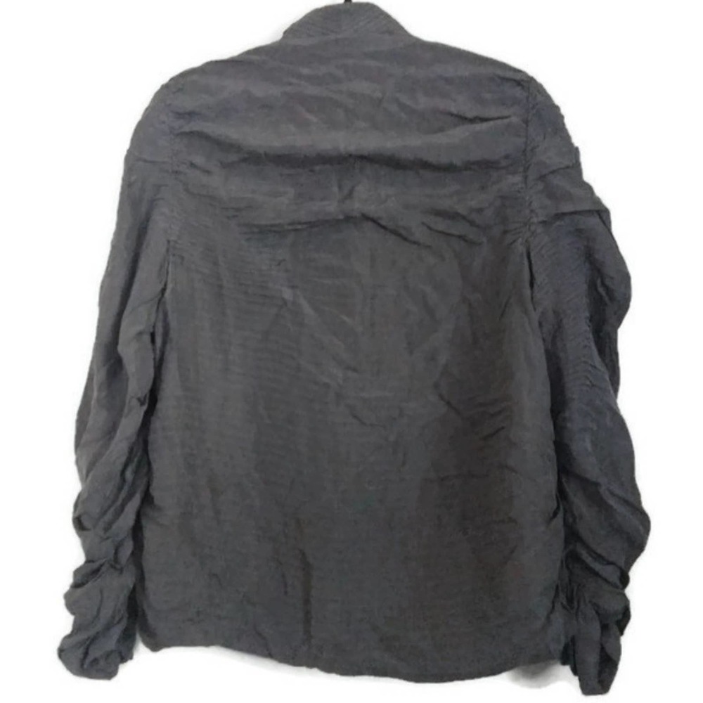 Eileen Fisher 100% Silk Open Front Cardigan - Picture 5 of 8